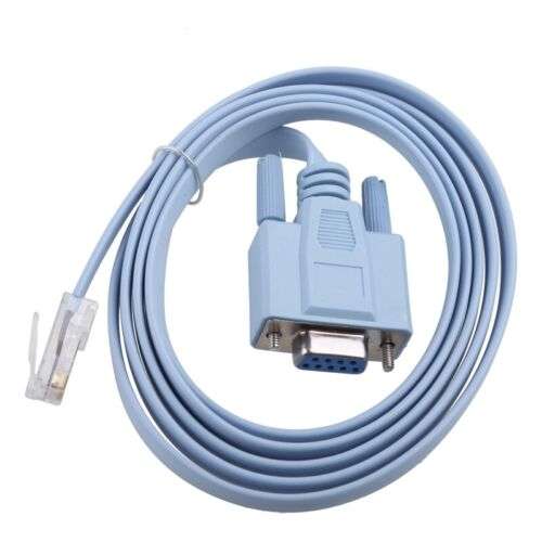 Universal DB-9 Serial Port to RJ45 Female Adapter for Console Cable (1.5m/59")