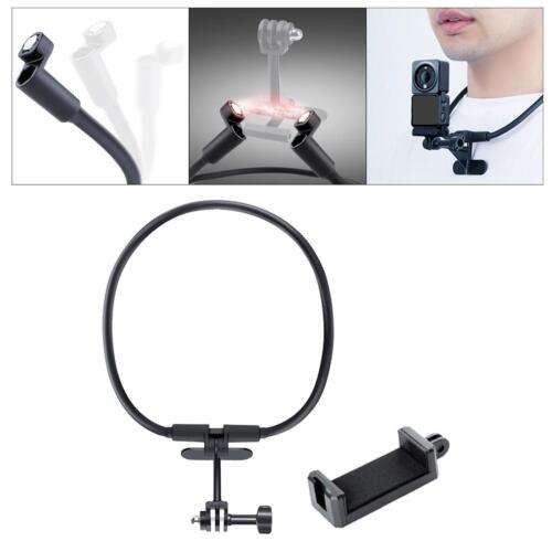 Hands-Free Neck Mount for Action Cameras & Smartphones: Capture Every Moment with Ease
