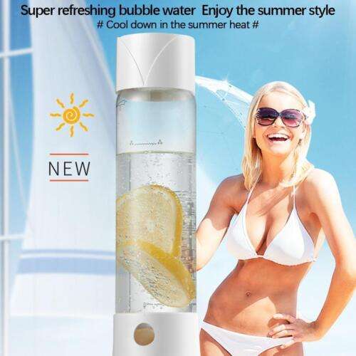 Portable Sparkling Water Maker: Fizz Up Your Drinks at Home with This Sleek White Carbonator