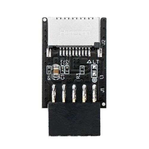 USB Type-E Header Adapter for Motherboard, Extends USB 2.0 9-Pin Female Ports