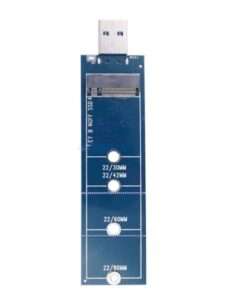 High-Speed SATA-Protocol Adapter for .2 SSD to USB Reader Card: Convert NGFF-SATA C to USB for Data Access and Transfer.