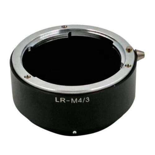 Black Aluminum Lens Mount Adapter for PEN E-P1: LR Lens to /3 Lens Conversion