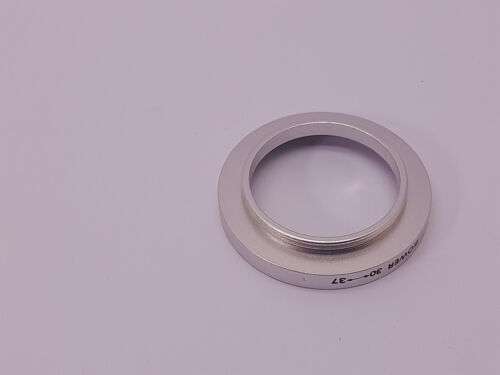 Professional 27-37mm Silver Step-Up Filter Ring for Enhanced Photography and Videography