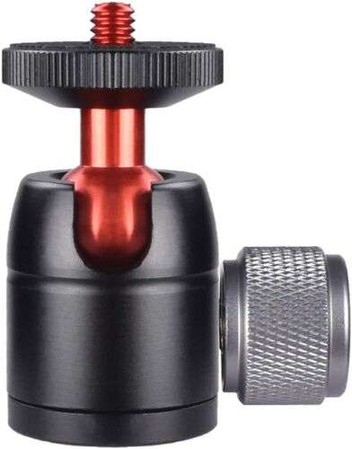 360° Rotatable Mini Ball Tripod Head Adapter for DSLR Cameras, Tripods & Monopods - Capture Versatile Shots