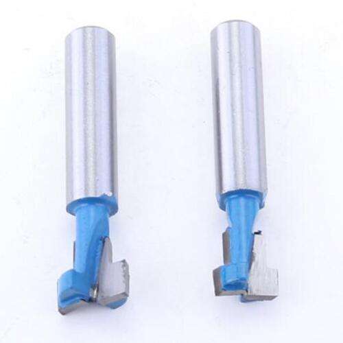 Precision Straight T Slot Router Bits for Woodworking & Furniture Building (Pack of 2)