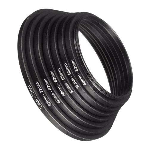 7-Piece SLR Camera Lens Filter Adapter Kit for Professional Photography Boost