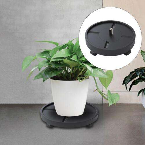 Heavy-Duty Rolling Planter Tray with Caster Wheels for Easy Flower Stand Moving