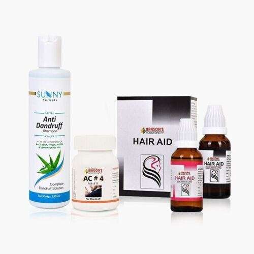 Bakson Anti-Dandruff Combo Pack: Eliminate Dandruff & Promote Healthy Hair Growth