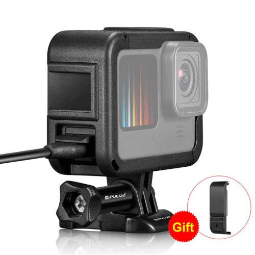 Puluze Waterproof Frame Housing Case for GoPro Hero11, 10, and 9 Black with Lens Cap and Battery Cover
