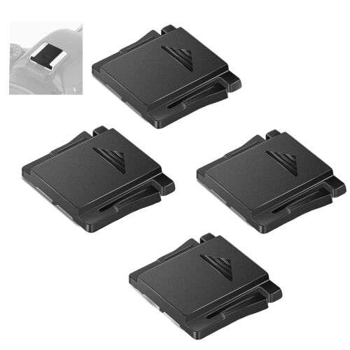 4-Pack ABS Camera Hot Shoe Covers for Canon EOS R5 R6 and Nikon Cameras, Protects from Dust and Scratches