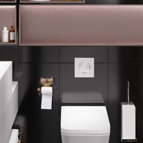 Modern Wall-Mounted Toilet Paper Holder for Easy Roll Changing