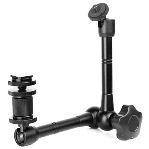 Professional 11 Inch Friction Arm for Camera Monitor: Secure Mounting with Metal Frame Adapter