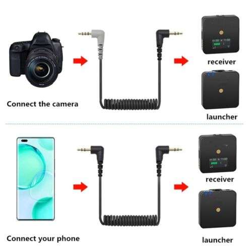 Rode SC7/SC3 Adapter Cable for Smartphones, Tablets, and PCs - Connect Your Microphone for Recording.