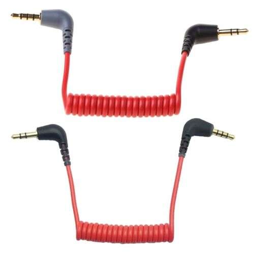 Rode SC7/SC2 Video Mic Replacement 3.5mm TRS to TRRS Audio Adapter Cable
