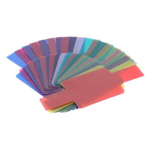 20 Color Photographic Gel Filters for Flash Speedlites - Enhance Your Photos with Creative Lighting Effects