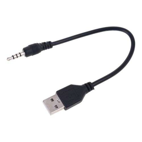 USB Male to 3.5mm Stereo Audio Adapter Cable for MP3, MP4, Speakers and More