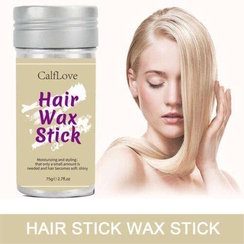 Strong Hold Hair Wax Stick: Tame Frizz, Define Styles, and Create Fluffy Texture.