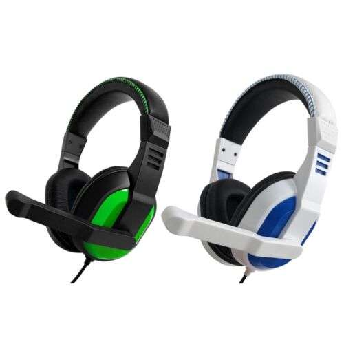Immersive Gaming Headset with Microphone and Volume Control for PC and Console Gamers