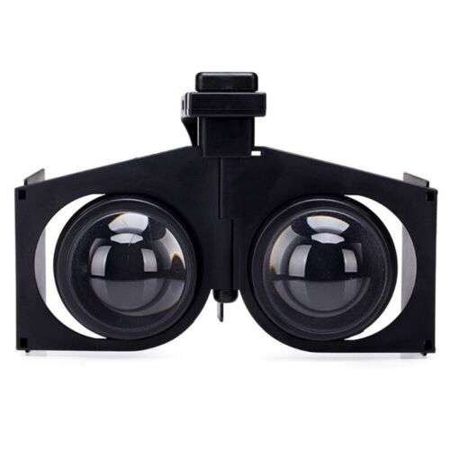 Immersive 3D Virtual Reality Glasses for Smartphones: Mini Foldable & Portable for Movies, Games, and More