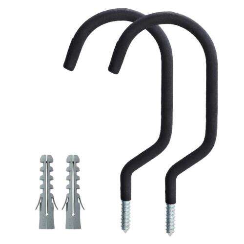 2-Pack Bike Wall Mount Hooks: Vertical Chain Storage for Secure Parking