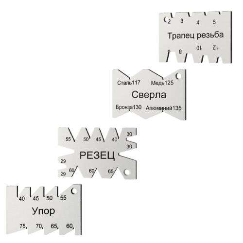Precision Thread Cutting Angle Gauge Tool for Metalworking - Carbon Steel