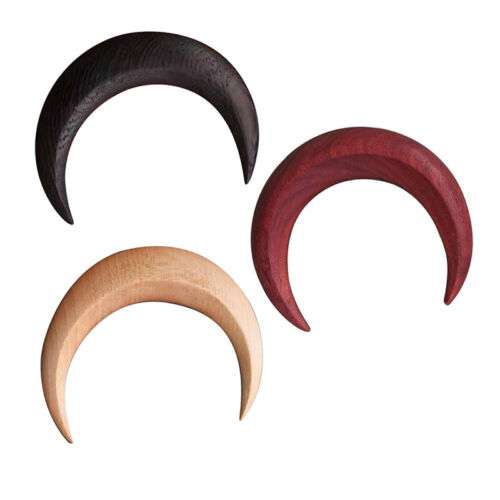 Crescent Moon Hair Fork & Comb Set: Bohemian Hair Styling Accessories