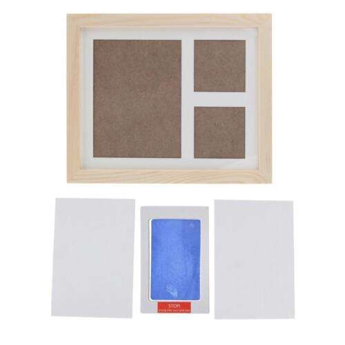 Precious Baby Handprint & Footprint Keepsake Photo Frame - Blue, for Cherished Memories