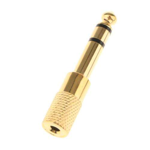 3.5mm (1/8 Inch) Stereo to 6.35mm (1/4 Inch) Stereo Audio Adapter for Headphones and Audio Devices