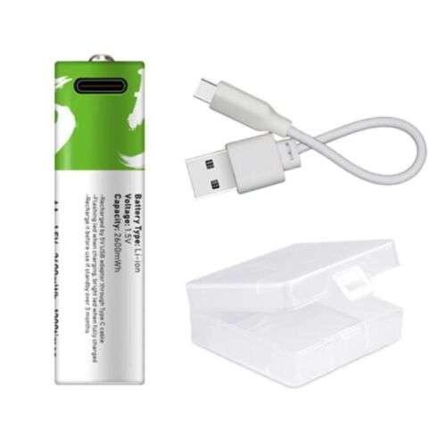 Long-Lasting Rechargeable AA Batteries for Clocks, Toys, and Home Electronics