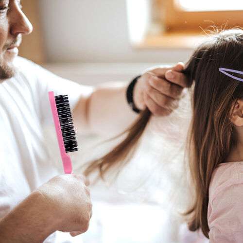 Professional Curly Hair Grooming Combs Set for Women: Slick Brush, Double-Sided Edge for Defined Curls