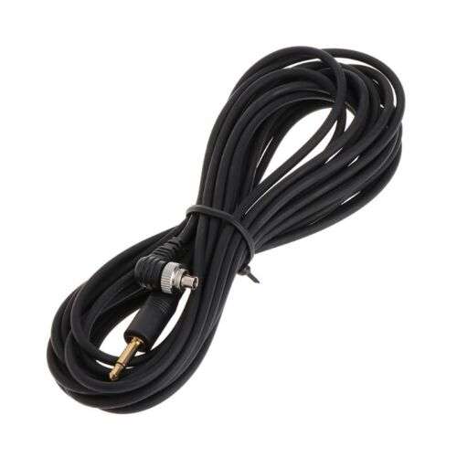 Professional 3.5mm to PC Sync Cord Cable for Studio Flash Triggers.