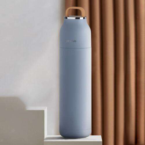 Portable Travel Mug Thermal Cup Coffee Mug Grey: Keep Your Coffee Hot On-the-Go