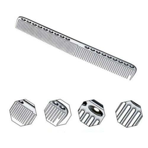Professional Men's Barber Aluminum Hair Cutting Comb for Salon and Home Use
