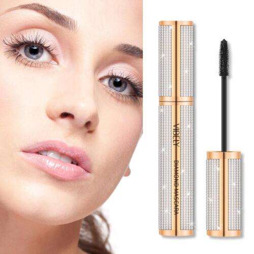 Vibely 4D Silk Fiber Mascara: Waterproof, Voluminous, and Lengthening Lashes for Dramatic Eyes.