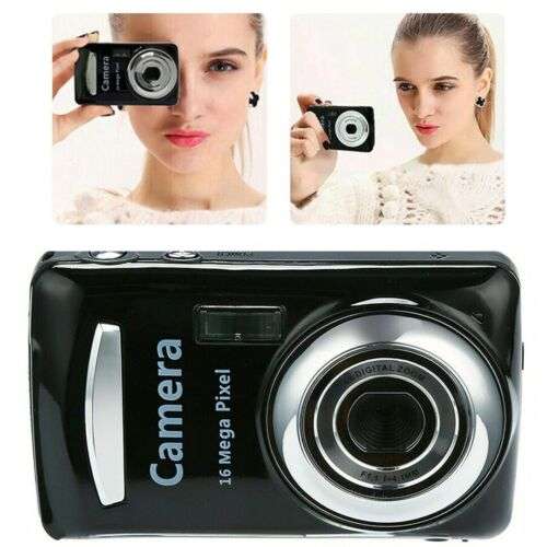 16MP Digital Camera with 2.4" LCD for Stunning Videos & Photos with Anti-Shake Technology