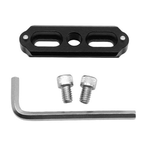 Quick Release Safety Rail for DSLR/SLR Camera Cages: Secure Your Gear with 63mm Length and 3/8" Screw Hole