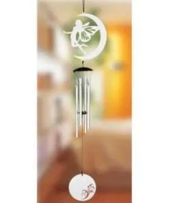Enchanting Hanging Wind Chime Elf for Magical Garden Decor