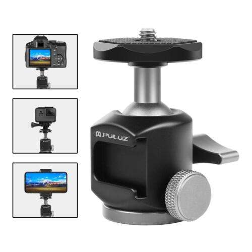 Versatile Tripod Mount with Cold Shoe & 1/4" Holder for DSLR Cameras - Perfect for Angle Shots
