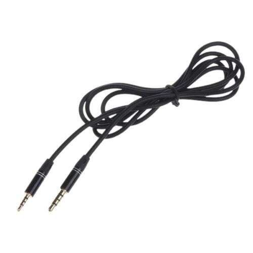 3.5mm to 2.5mm TRRS Stereo Headset Adapter Cable - Gold Plated for Headphones