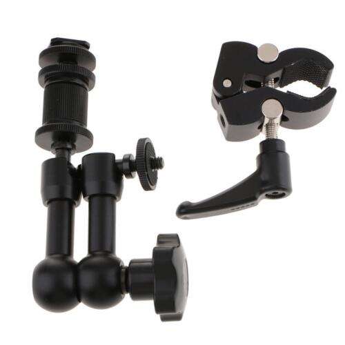 7 Inch Adjustable Articulating Friction Arm & Large Clamp for DSLR Camera Mounting