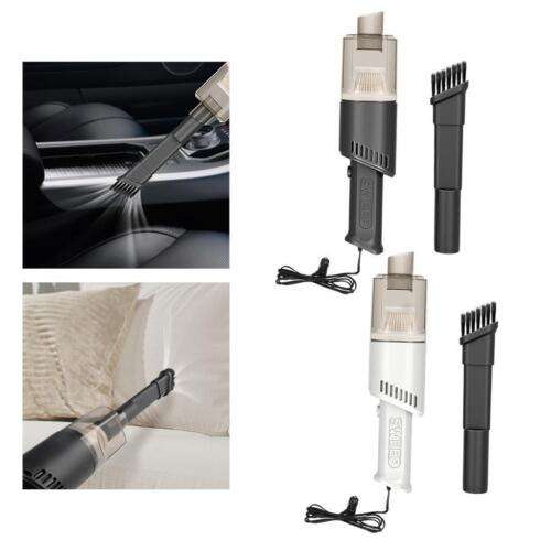 Powerful Corded Car Vacuum Cleaner with 45-Minute Runtime for Cleaning Office, Car, and Sofa.