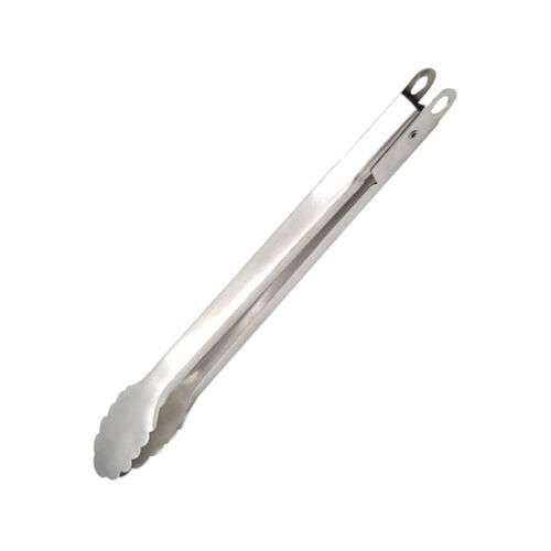 Stainless Steel BBQ Cooking & Salad Serving Pliers - Kitchen Tool for Grilling & Food Prep