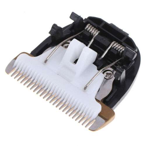 Professional Salon Hair Trimmer Clipper Blade - Easy Install Ceramic Titanium Replacement Parts