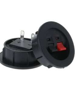 WP2-9A 2-Way Speaker Terminal Board with Spring Clips for Secure Connections