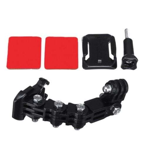 Hero 9/8/7/6/5/4 Chin Mount Kit with 4-Way Turnable Arm Clip for Action Camera Recording.