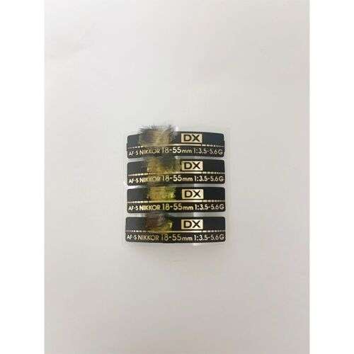 Nikon 18-55 AFS Lens Logo Nameplate - Stylish & Protective Accessory