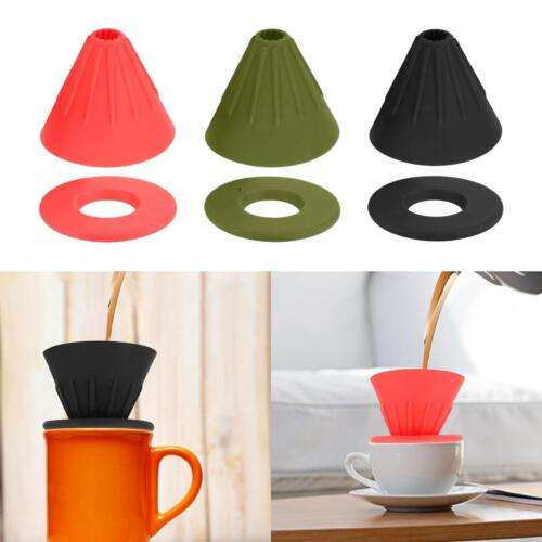 Portable Cone Coffee Dripper for Camping, Travel & Home Brewing