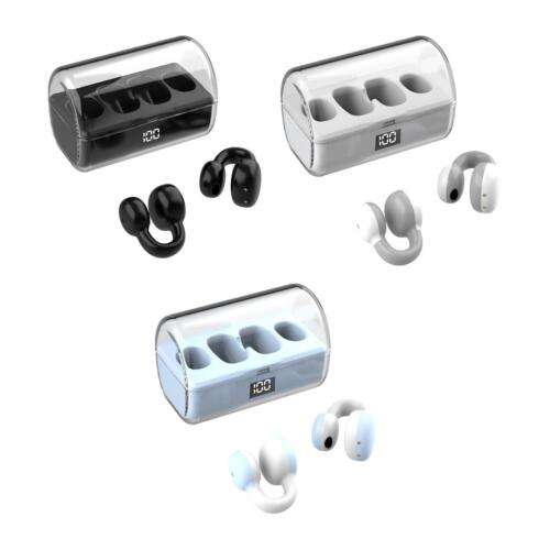 Wireless Ear Clip Headphones: Mini Clip-On Earbuds for Driving, Office, and Cycling
