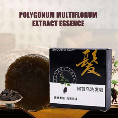 Polygonum Multiflorum Hair Darkening Shampoo Soap Bar Essence: Nourish & Darken Hair Naturally