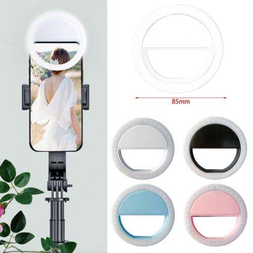 Portable Selfie Ring Light: 3 Modes for Perfect Video & Photos
